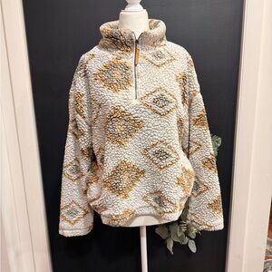 Thread & Supply Sherpa Knit Half-Zip - Small